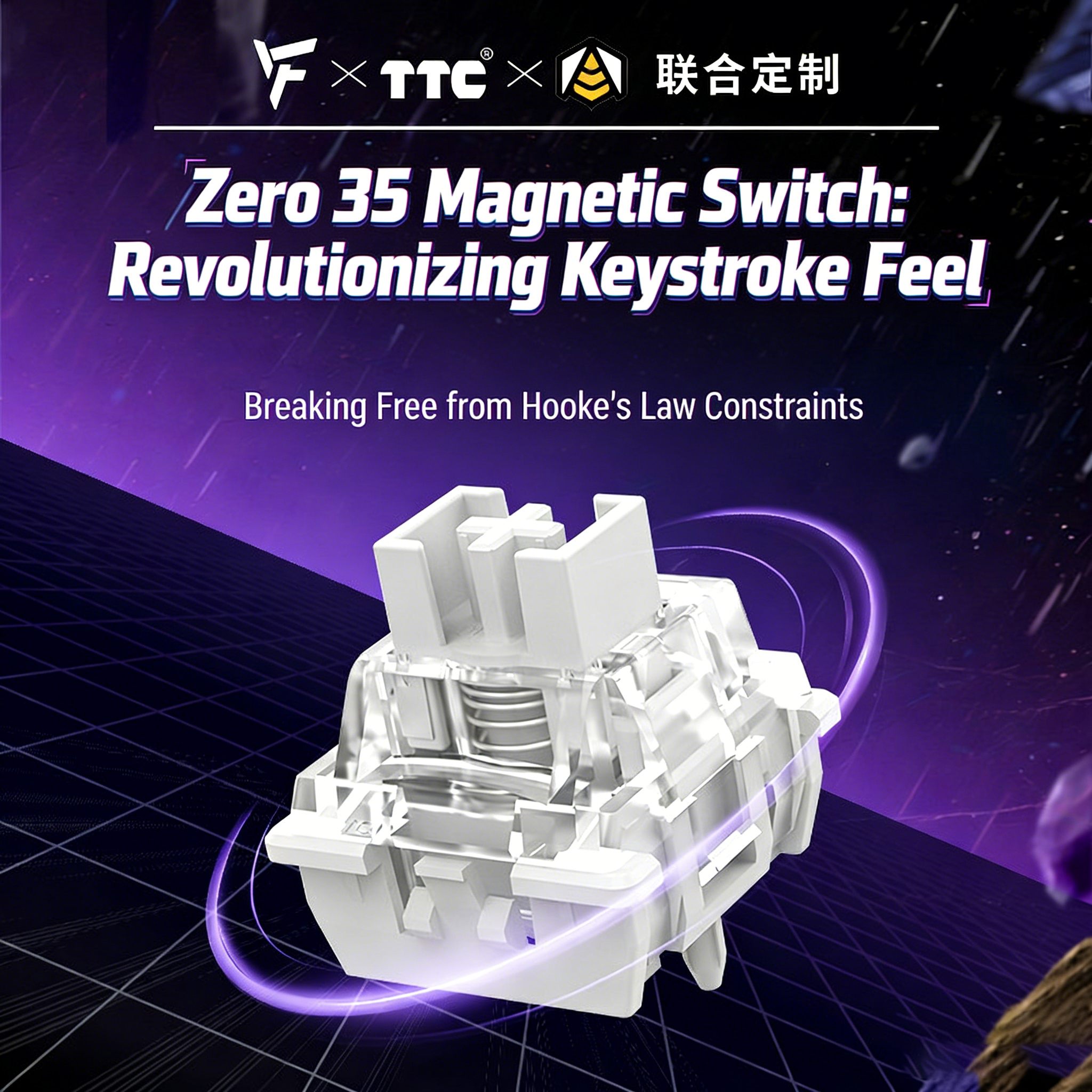 Esports Gaming Keyboard - TTC 035 Original Magnetic Switch 35gf