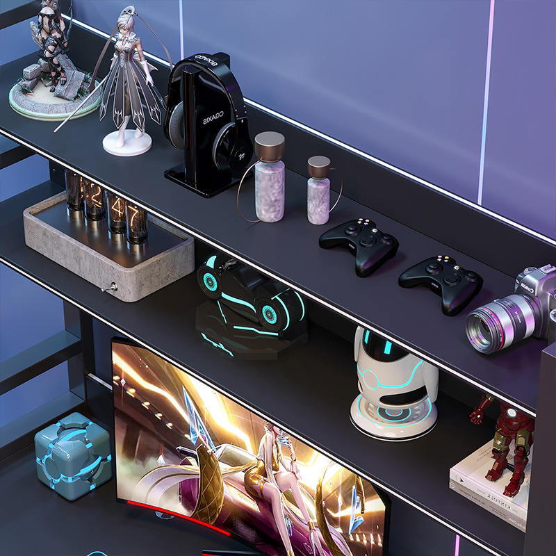 Office desk and chair set e-sp - Esports Gaming Competition のレビューと価格