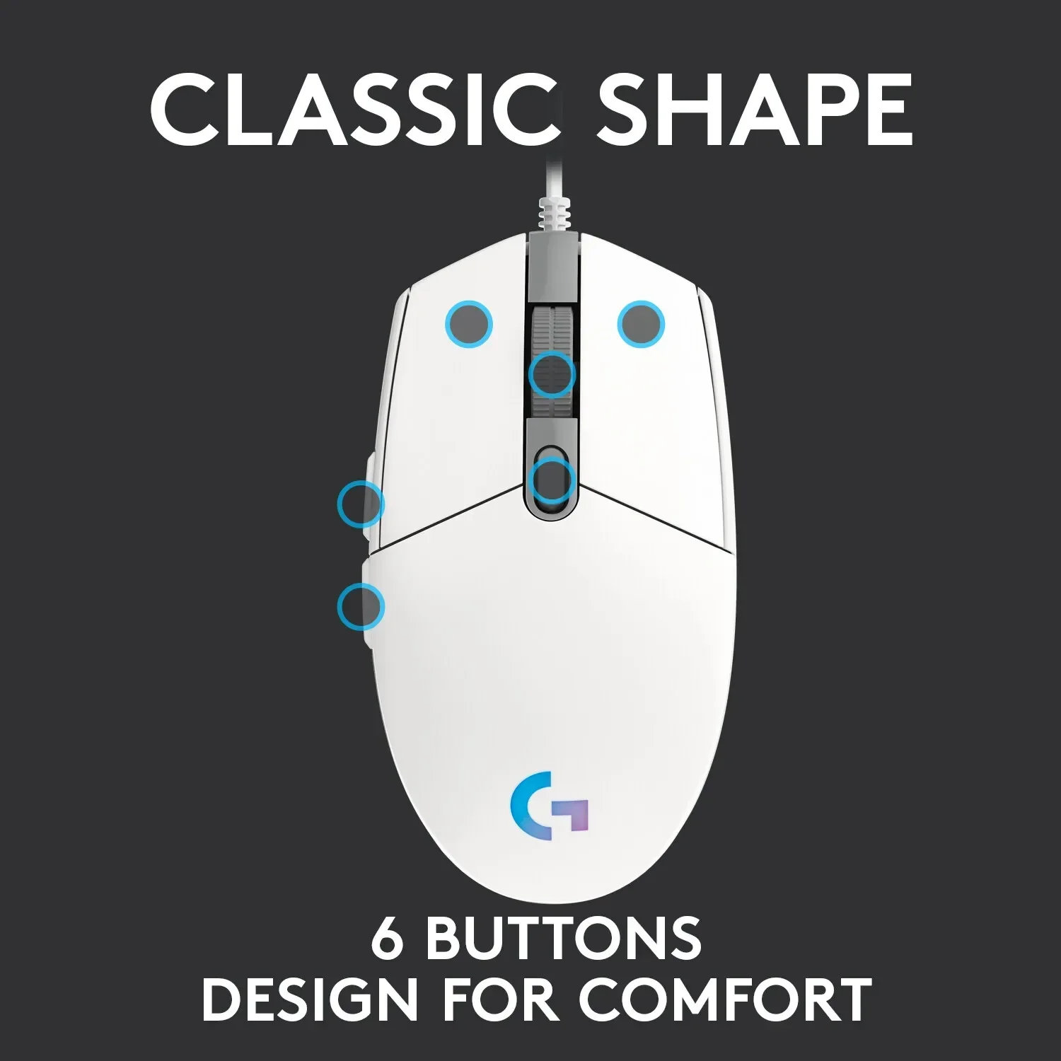 Logitech G203 Wired Gaming Mou - Esports Gaming Competition のレビューと価格