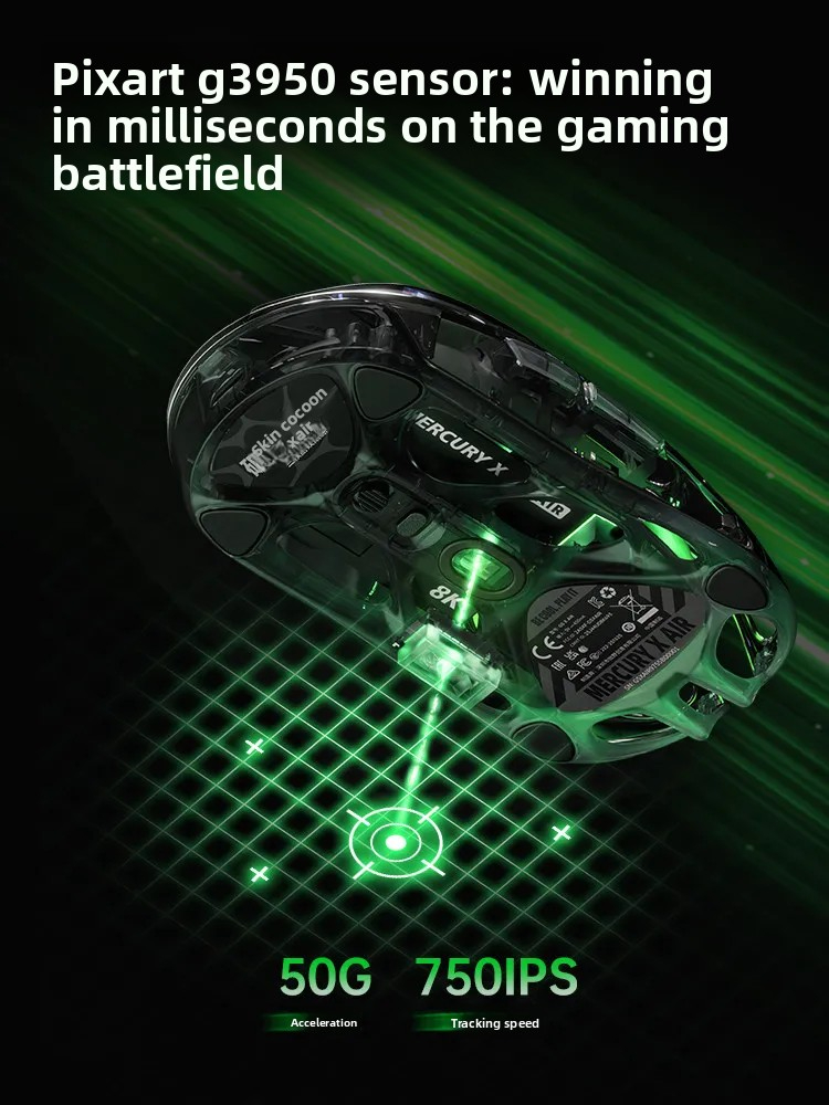 GravaStar X AIR DUAL 8K Wirele - Gaming X Esports のレビューと価格