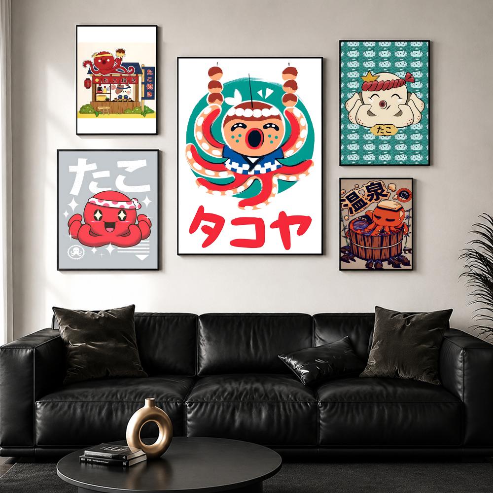 Cute Takoyaki Poster Wall Post - Esports Gaming Lounge のレビューと価格