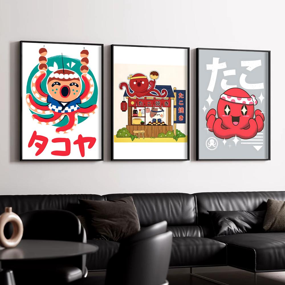 Cute Takoyaki Poster Wall Post - Esports Gaming Lounge のレビューと価格