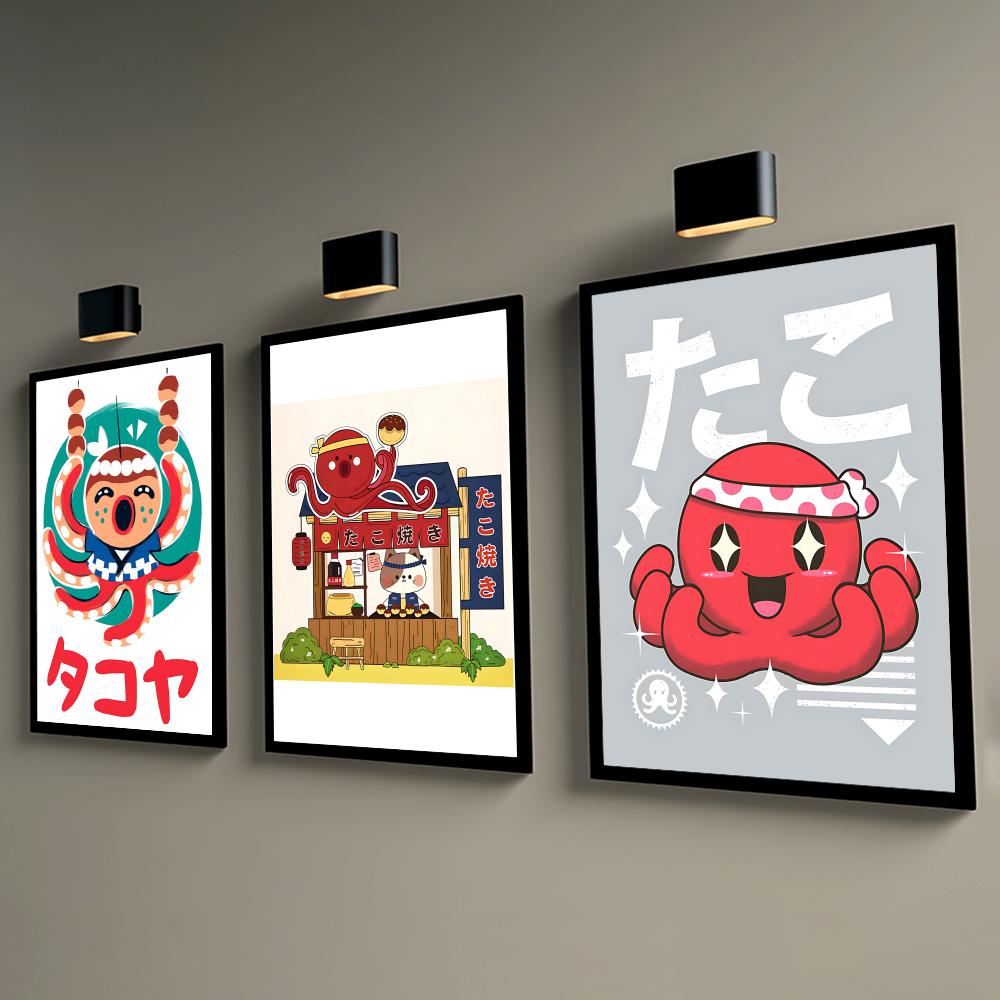 Cute Takoyaki Poster Wall Post - Esports Gaming Lounge のレビューと価格