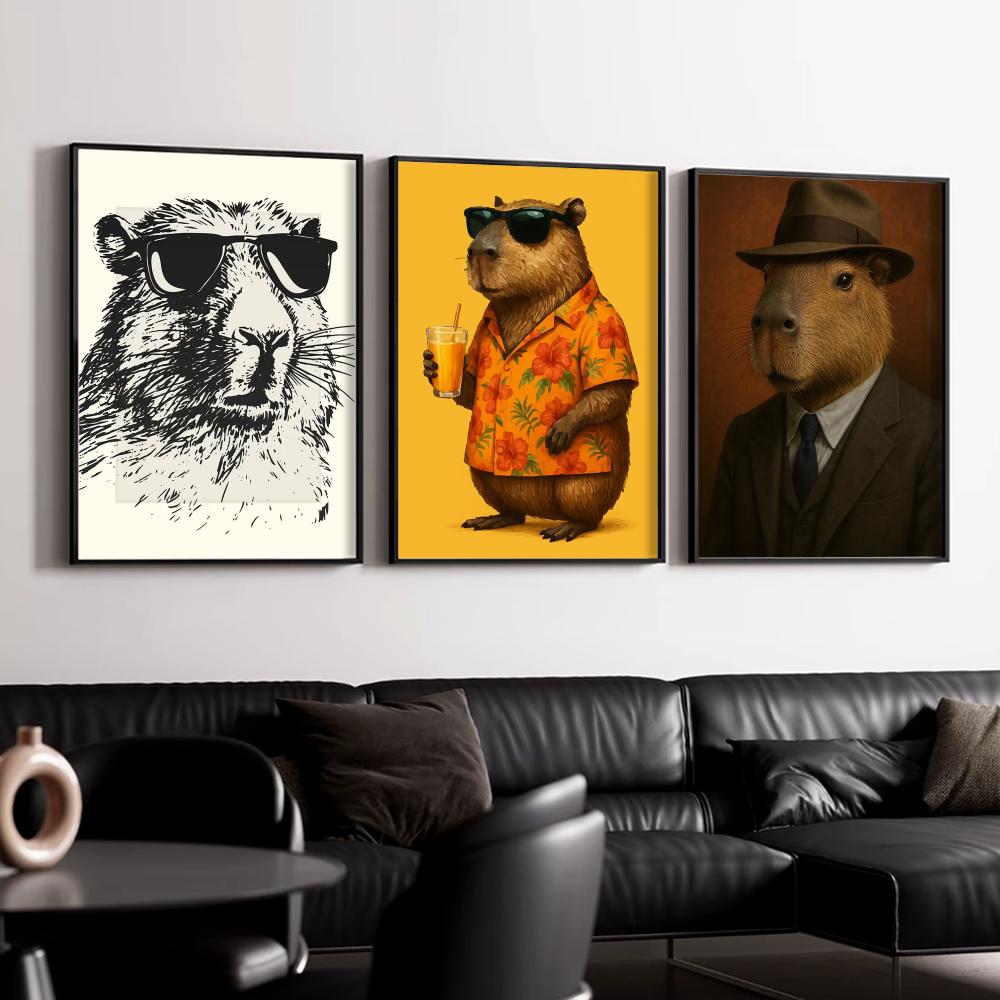 Sunglasses Capybara Print Wall - Esports Gaming Lounge のレビューと価格