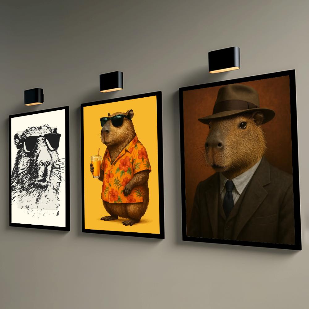 Sunglasses Capybara Print Wall - Esports Gaming Lounge のレビューと価格