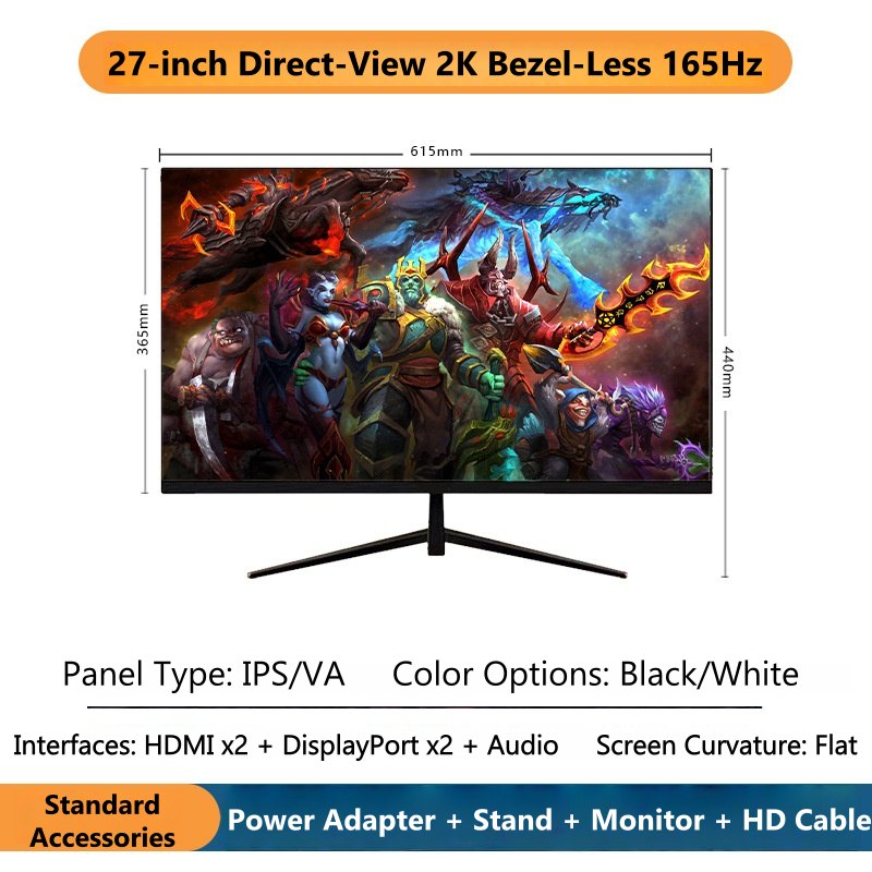27 Inch 2K Curved Gaming Monit - Gaming X Esports のレビューと価格