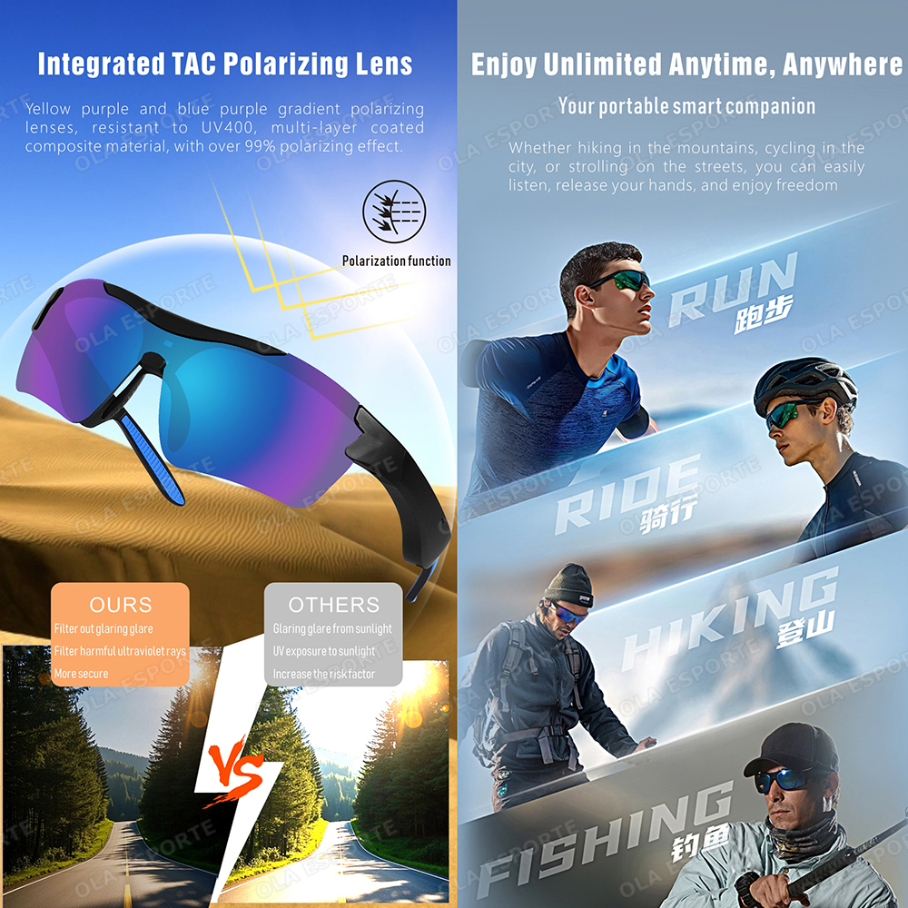 Smart Cycling Glasses Men Blue - Esports Gaming Remote のレビューと価格