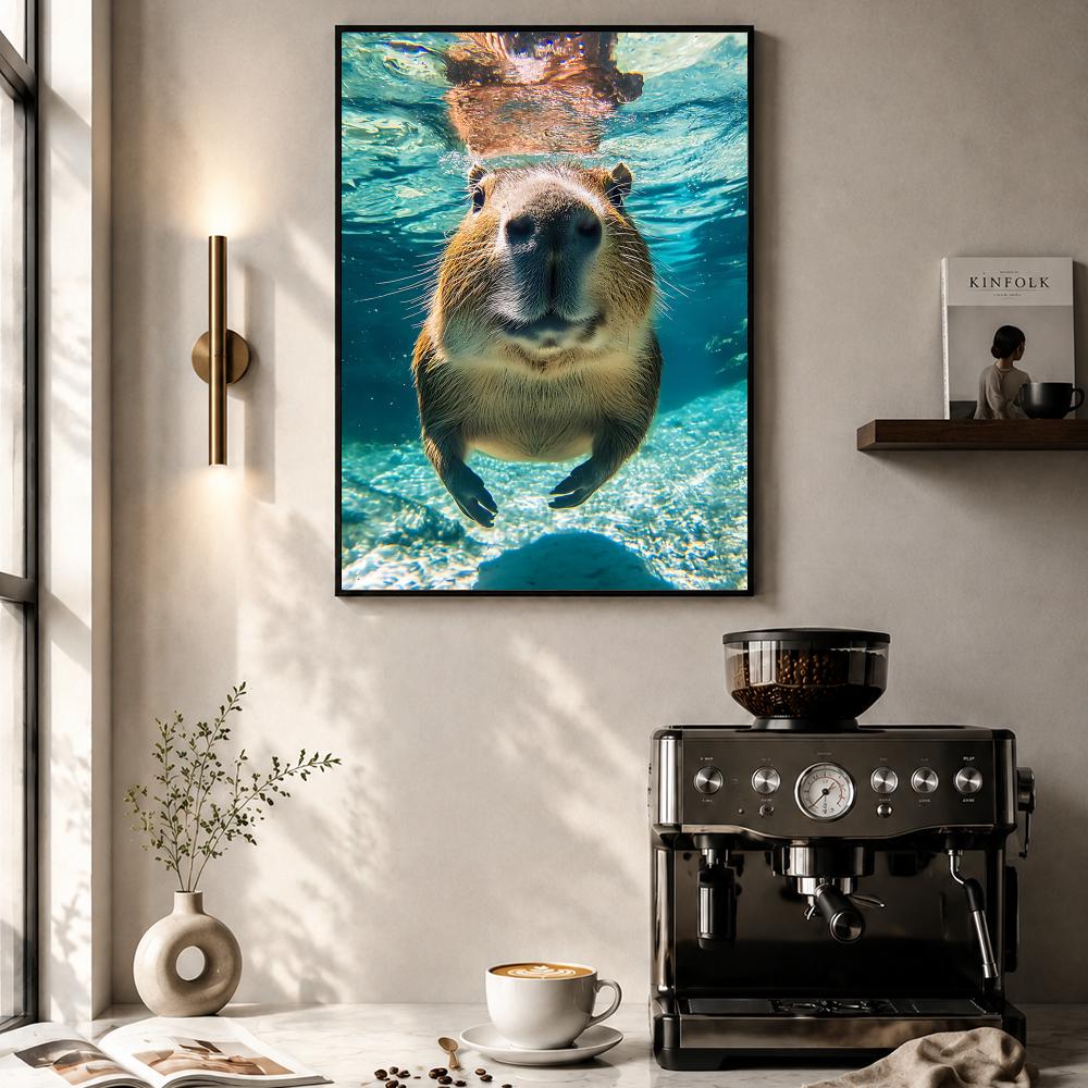 Healing Capybara Poster Art Po - Esports Gaming Lounge のレビューと価格