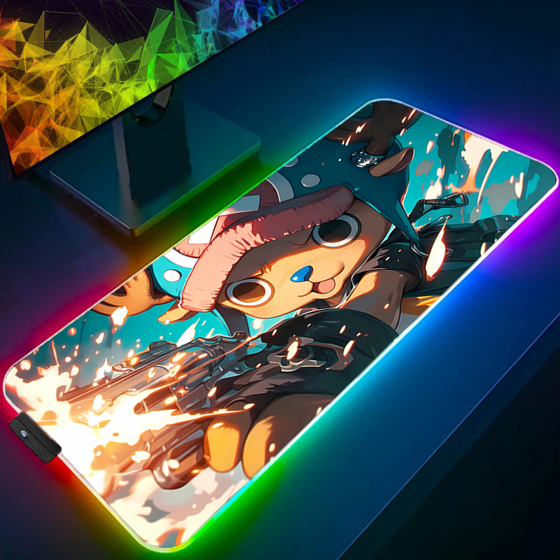 RGB Mouse Pad one piece Tony T - Esports Gaming Keyboard のレビューと価格