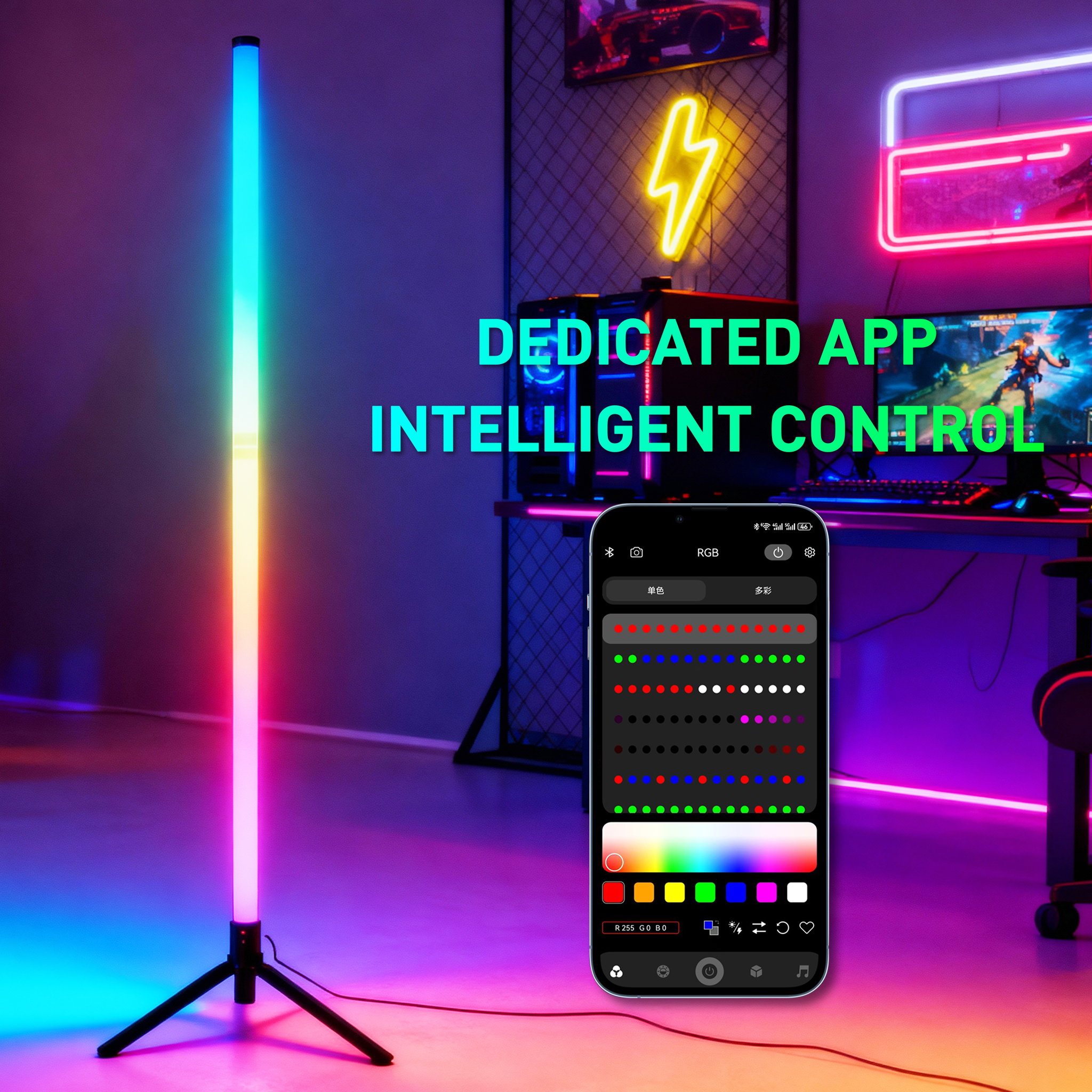 LED RGB gaming atmosphere ligh - Esports Gaming Remote のレビューと価格