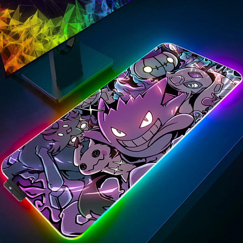 RGB Mouse Pad Pokemon Pikachu  - Esports Gaming Keyboard のレビューと価格