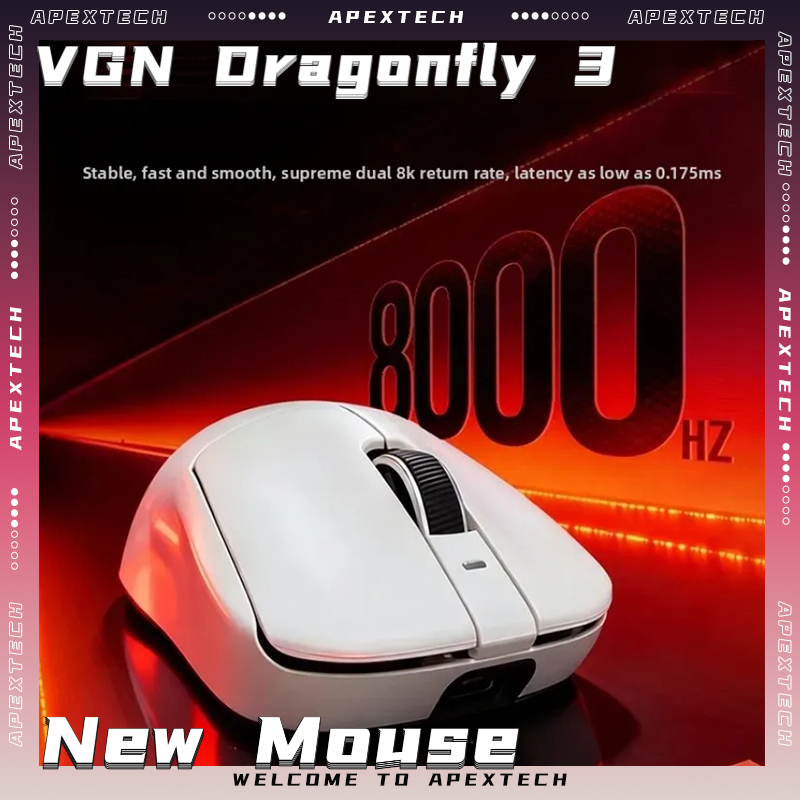 VGN Dragonfly3 PRO Max Ultimat - Mouse Gaming Esports のレビューと価格