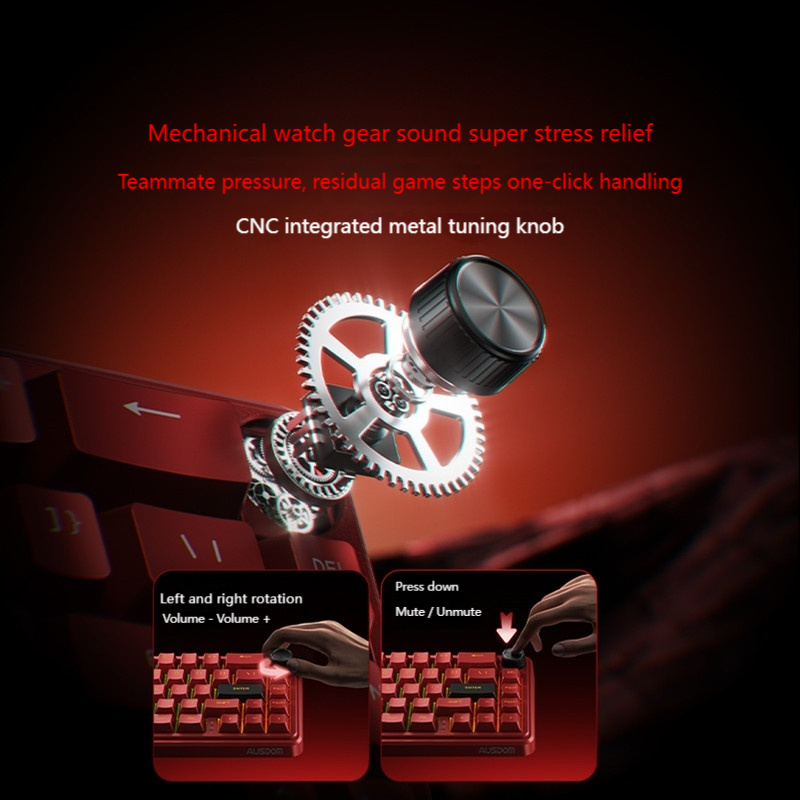 AUSDOM Zeus68 Magnetic Axis Me - Esports Gaming Competition のレビューと価格