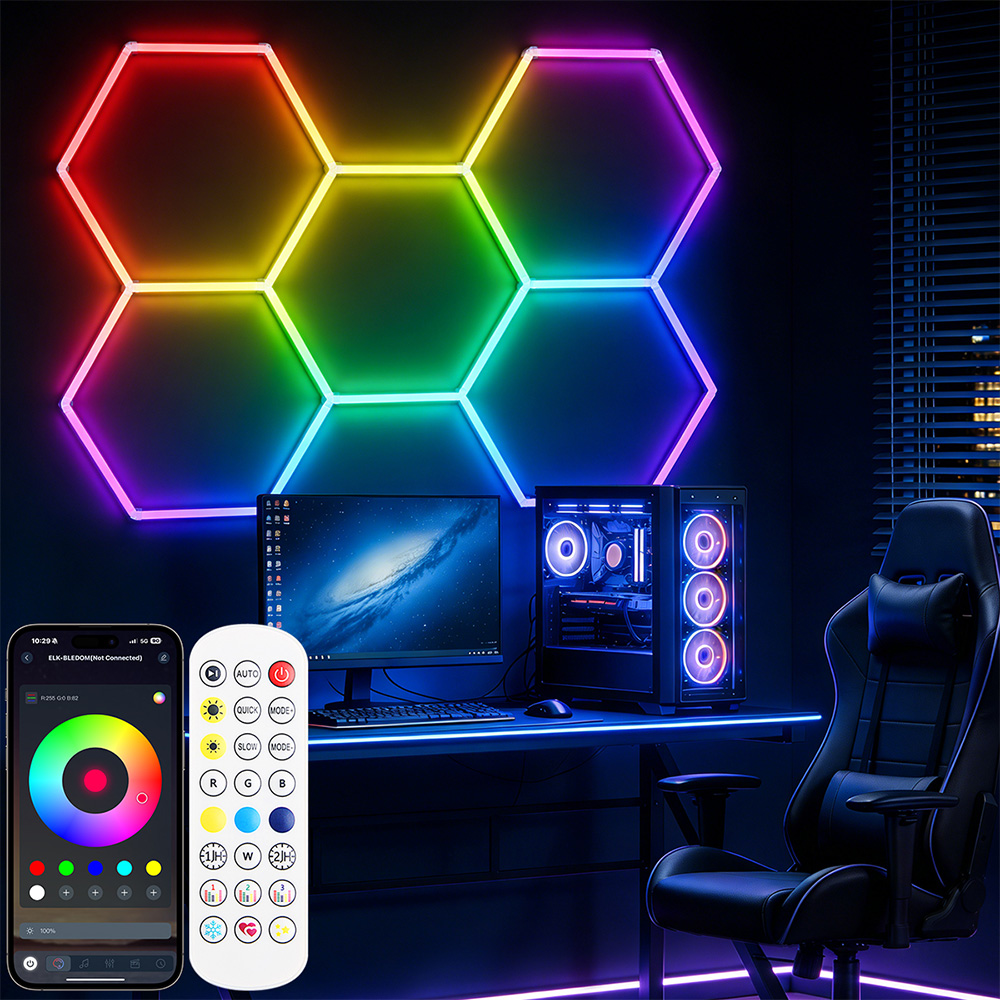 Smart RGB honeycomb hexagonal  - Esports Gaming Remote のレビューと価格