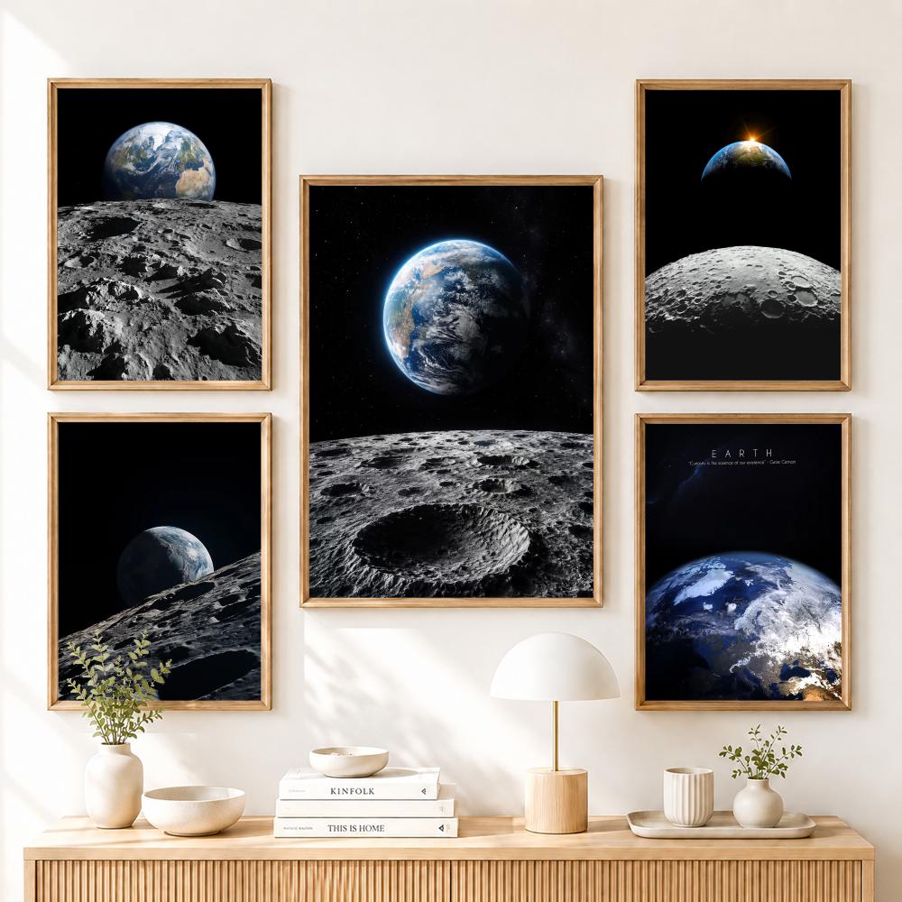 Earth and Moon Painting Canvas - Esports Gaming Lounge のレビューと価格