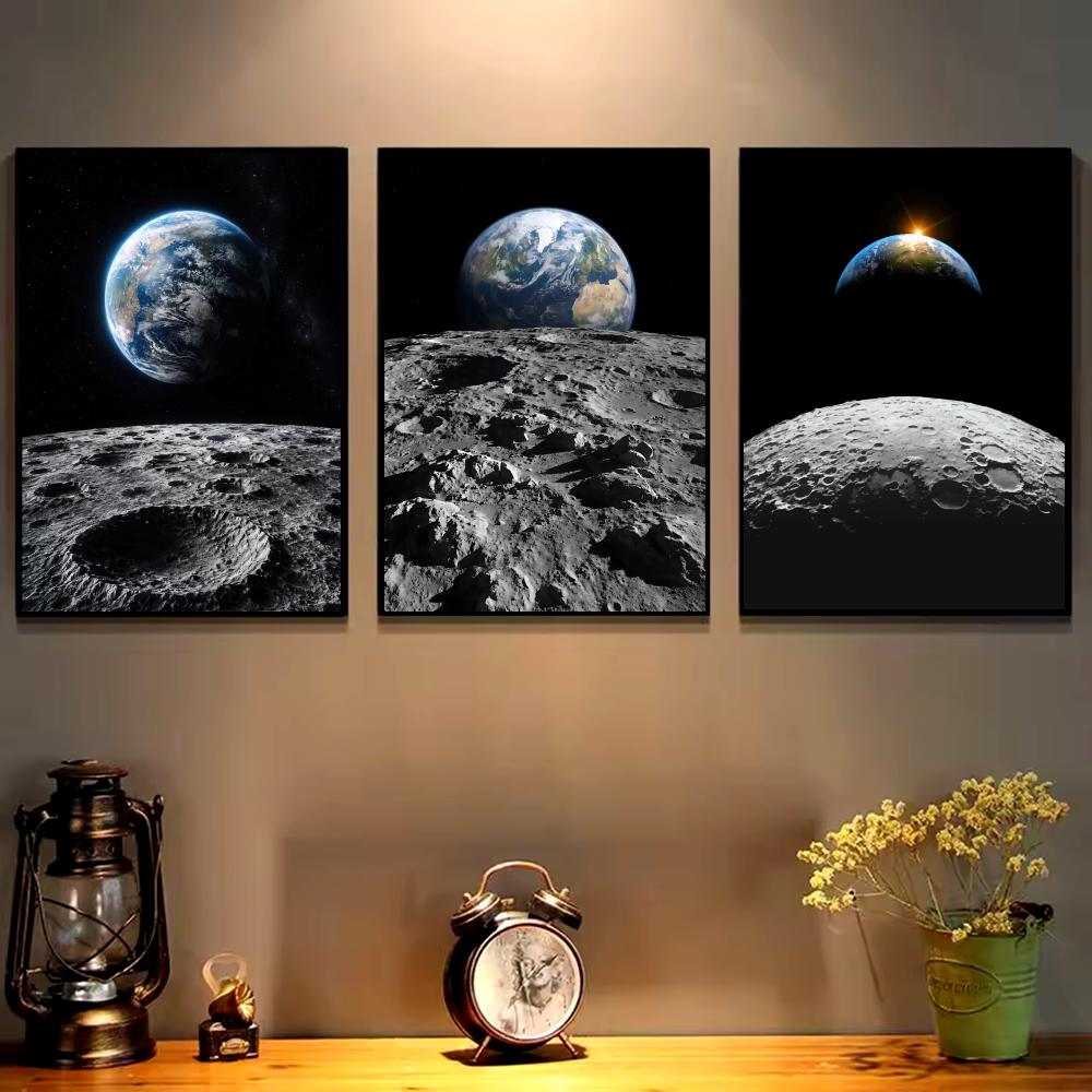 Earth and Moon Painting Canvas - Esports Gaming Lounge のレビューと価格